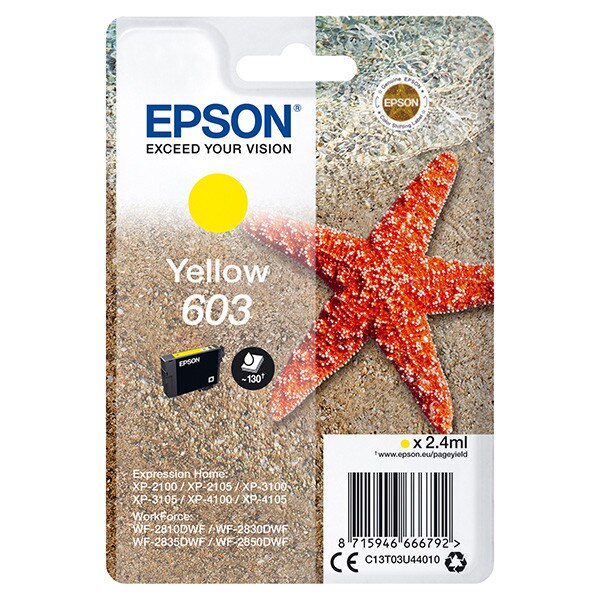 Cartus Epson C13T03U44010, Galben
