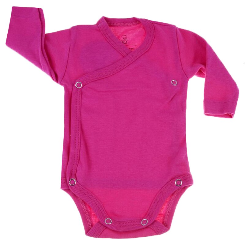 Body cu maneca lunga pentru fete Pifou Model 10 BM10ML-F, Fucsia, 50-54 cm