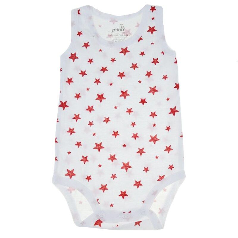 Body tip maiou pentru bebelusi Pifou Model 5 BM5P2, Alb