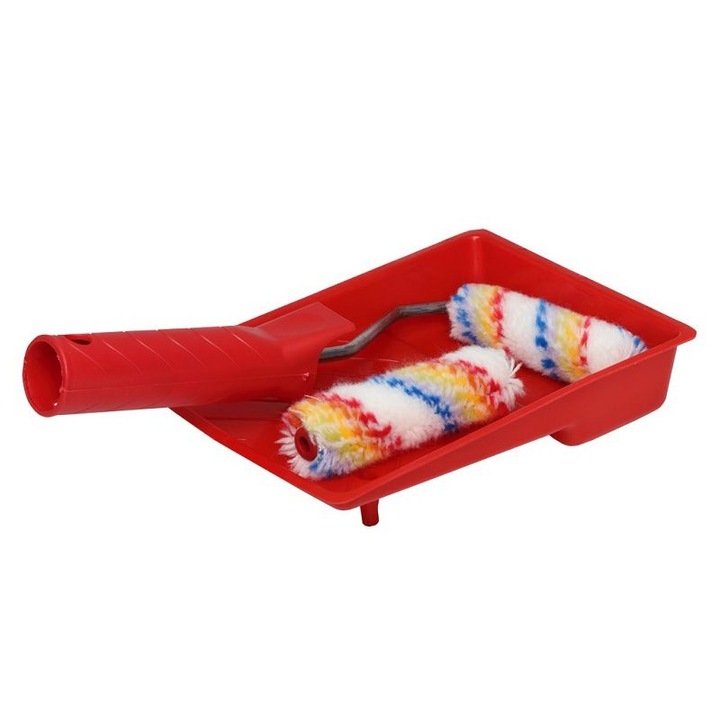 Trafalet supafete inegale cu tava, 100 x 10 mm, 2 rezerve