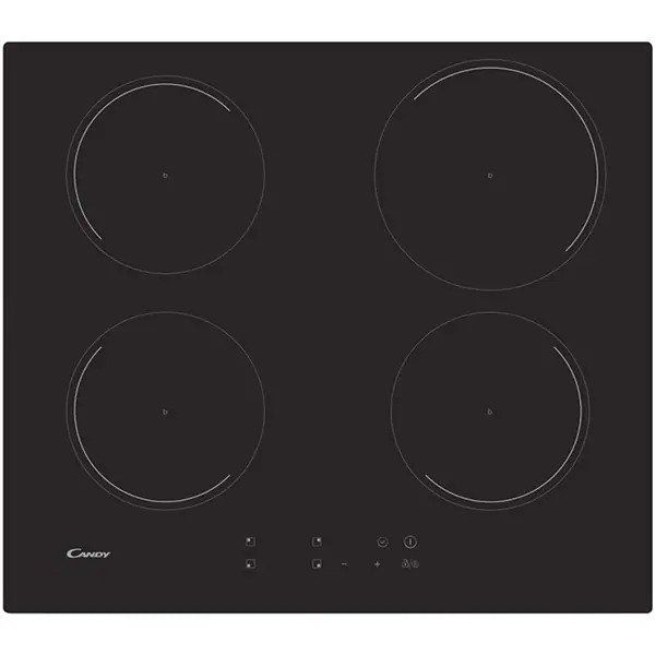Plita incorporabila CANDY CI642C, inductie, 4 arzatoare, Touch control, Negru
