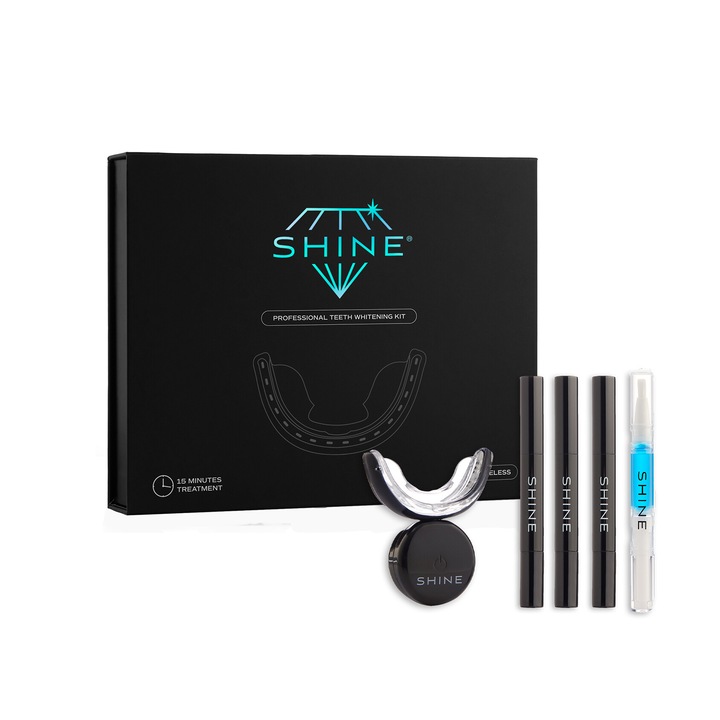 Kit wireless pentru albirea dintilor, SHINE