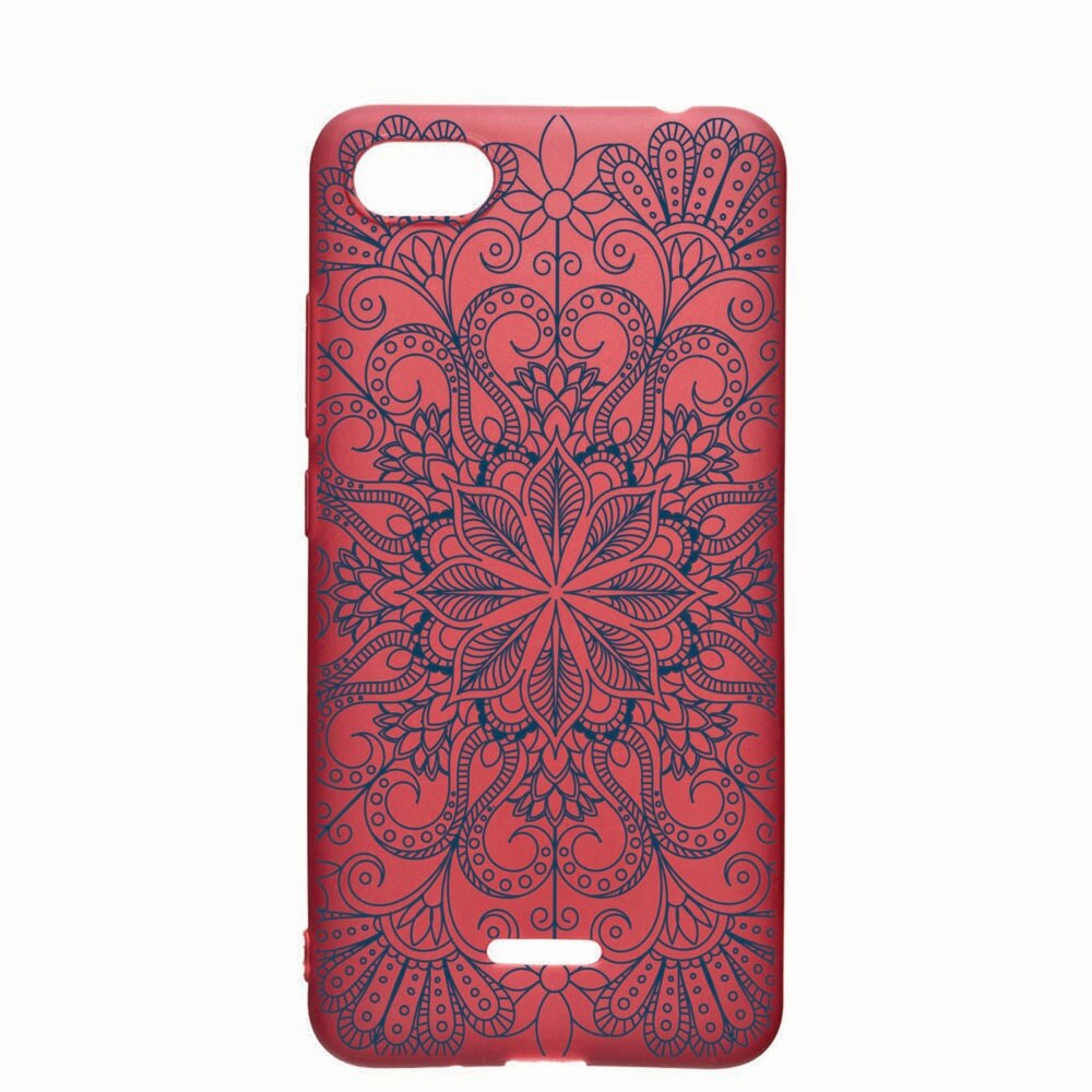 Husa Apple iPhone 6S / 6, Non Figurative, rezistenta la uzura, anti-alunecare, din silicon Premium, Pomegranate, PG96