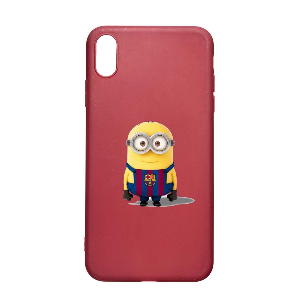 Husa Huawei Y5 2019, Minion Football, rezistenta la uzura, anti-alunecare, din silicon Premium, Pomegranate, PG212