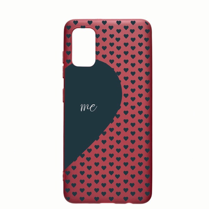 Силиконов калъф Unique за Huawei P Smart (2021), Love Me, Pomegranate, PG 100