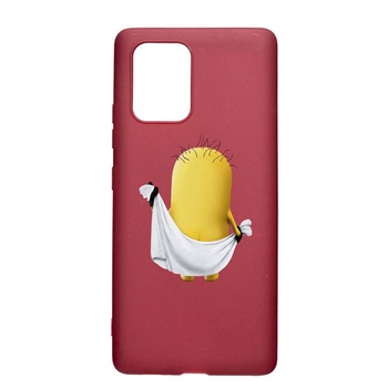 Husa Apple iPhone 11, Cartoon, Minion, rezistenta la uzura, anti-alunecare, din silicon Premium, Pomegranate, PG219 Husa Apple iPhone 11, Cartoon, Minion, rezistenta la uzura, anti-alunecare, din silicon Premium, Pomegranate, PG219