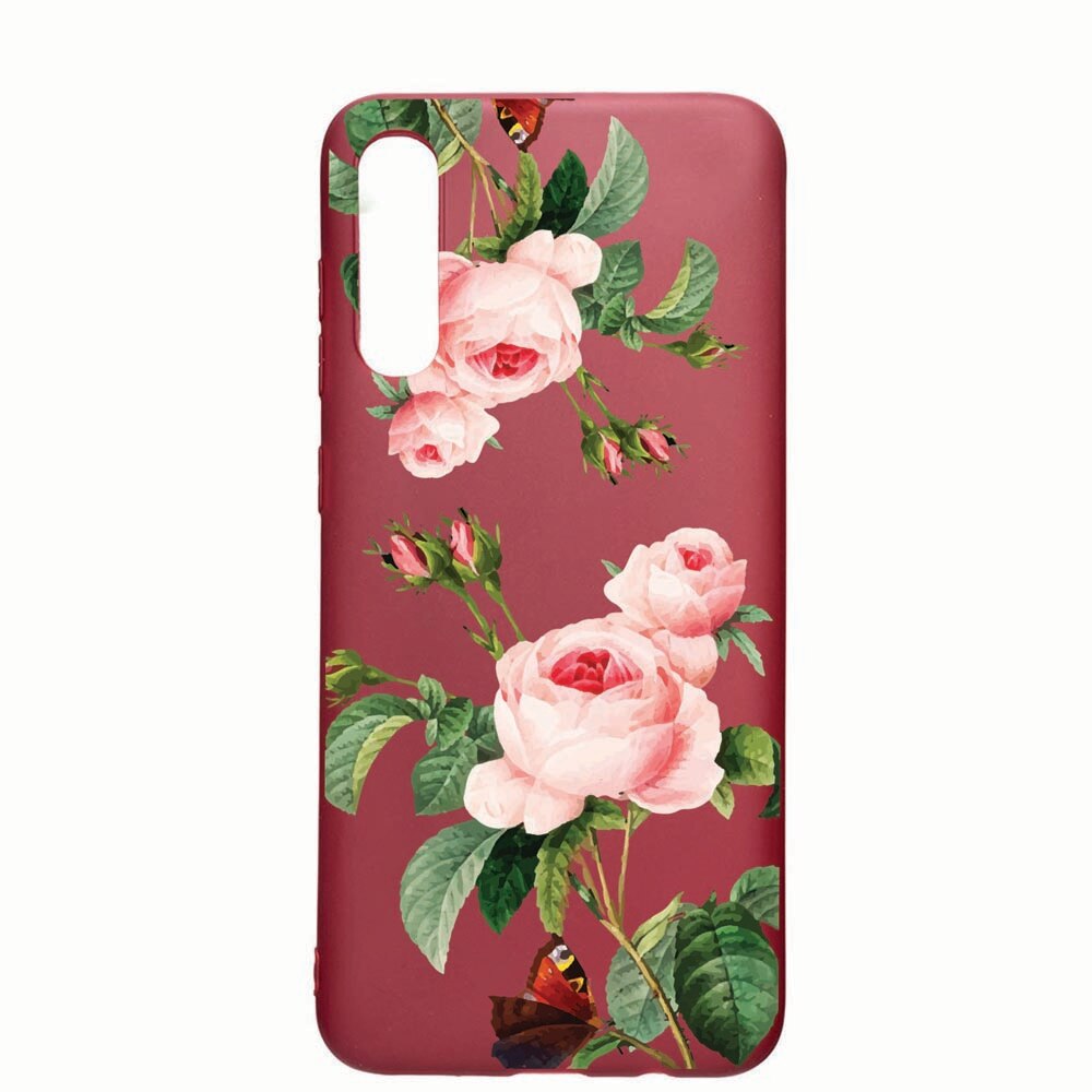 Husa Samsung Galaxy A50 / A50S, Rose, rezistenta la uzura, anti-alunecare, din silicon Premium, Pomegranate, PG172