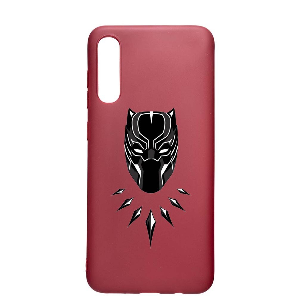 Husa Samsung Galaxy A50 / A50S, Black Panther, rezistenta la uzura, anti-alunecare, din silicon Premium, Pomegranate, PG243