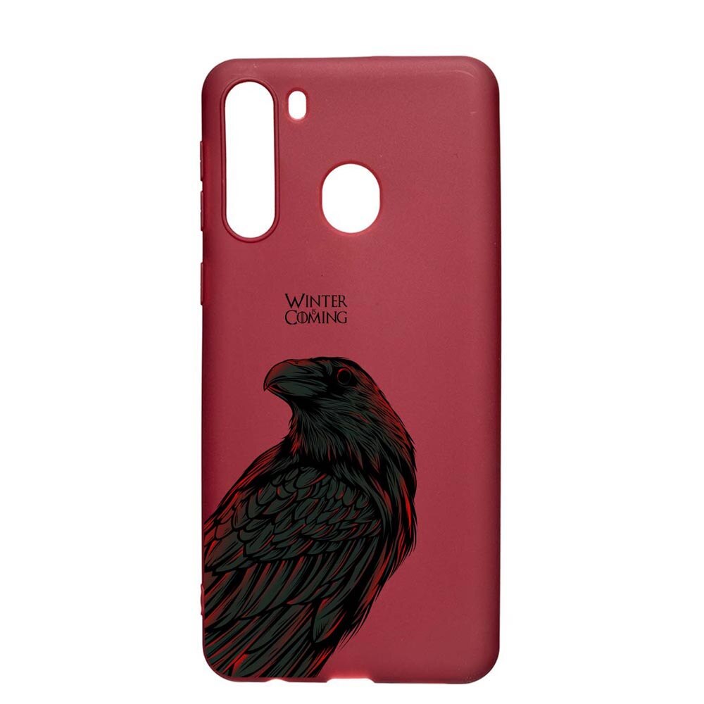 Husa Samsung Galaxy A21, Game Of Thrones, rezistenta la uzura, anti-alunecare, din silicon Premium, Pomegranate, PG285