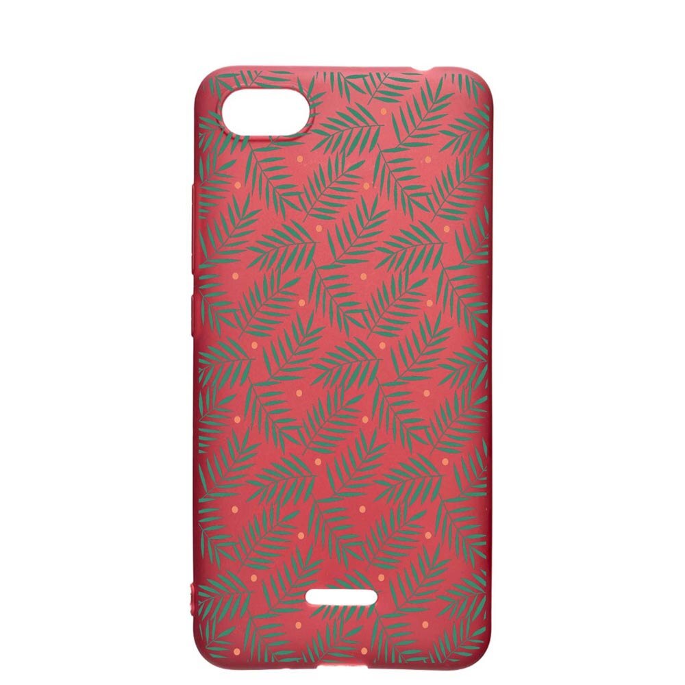 Husa Apple iPhone 6S / 6, Xmas, rezistenta la uzura, anti-alunecare, din silicon Premium, Pomegranate, PG310