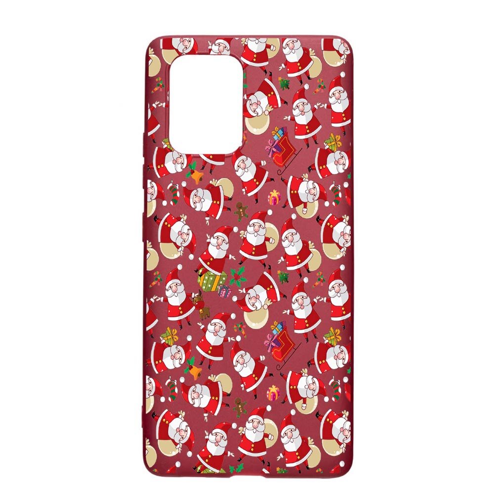 Husa Apple iPhone 11, Xmas, rezistenta la uzura, anti-alunecare, din silicon Premium, Pomegranate, PG315