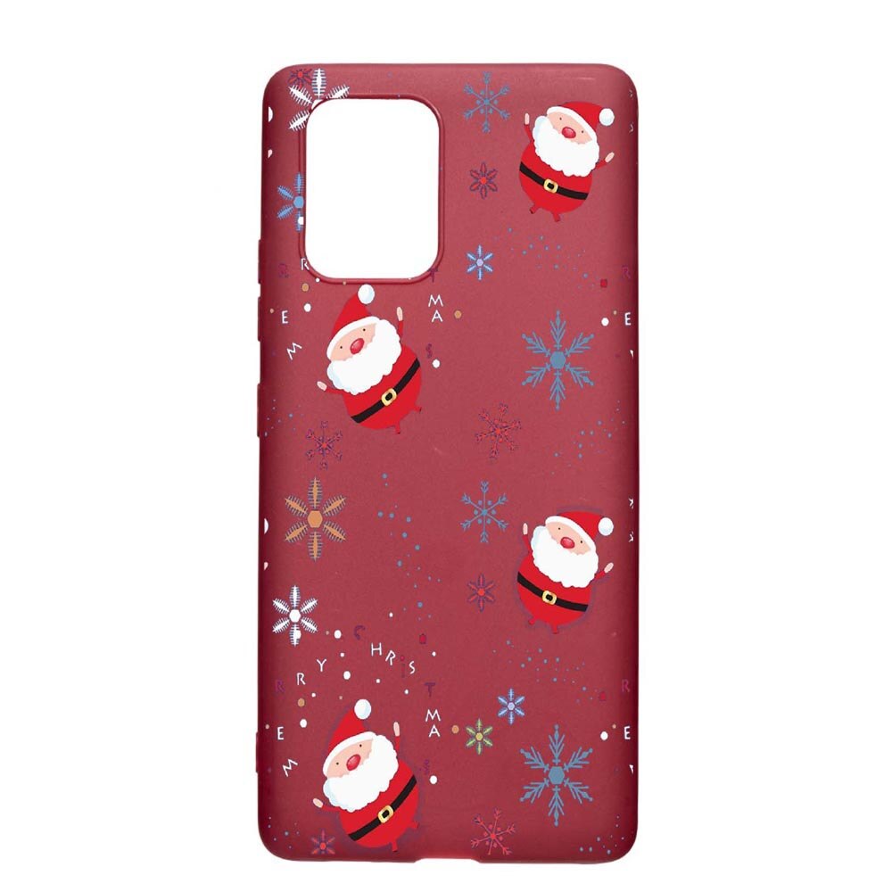 Husa Apple iPhone 11, Xmas, rezistenta la uzura, anti-alunecare, din silicon Premium, Pomegranate, PG308
