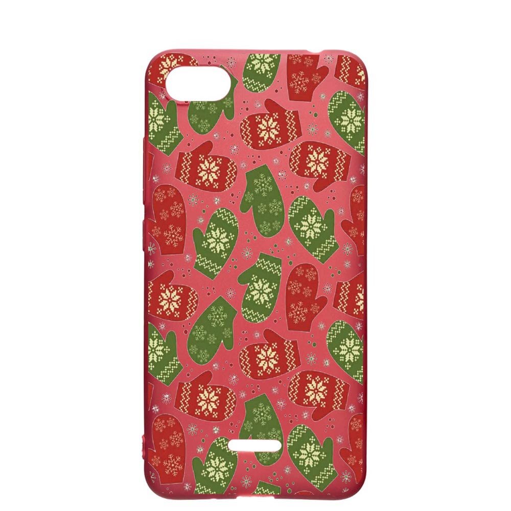 Husa Apple iPhone SE 2 / iPhone 7 / iPhone 8, Winter, rezistenta la uzura, anti-alunecare, din silicon Premium, Pomegranate, PG352