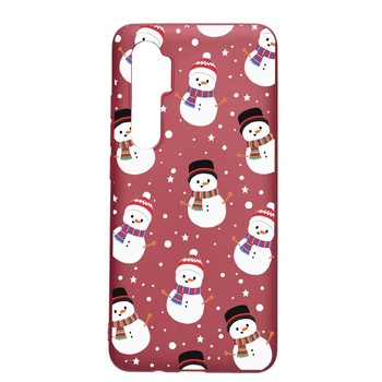 Husa Xiaomi Mi Note 10 Lite, Snowman, rezistenta la uzura, anti-alunecare, din silicon Premium, Pomegranate, PG351 Husa Xiaomi Mi Note 10 Lite, Snowman, rezistenta la uzura, anti-alunecare, din silicon Premium, Pomegranate, PG351