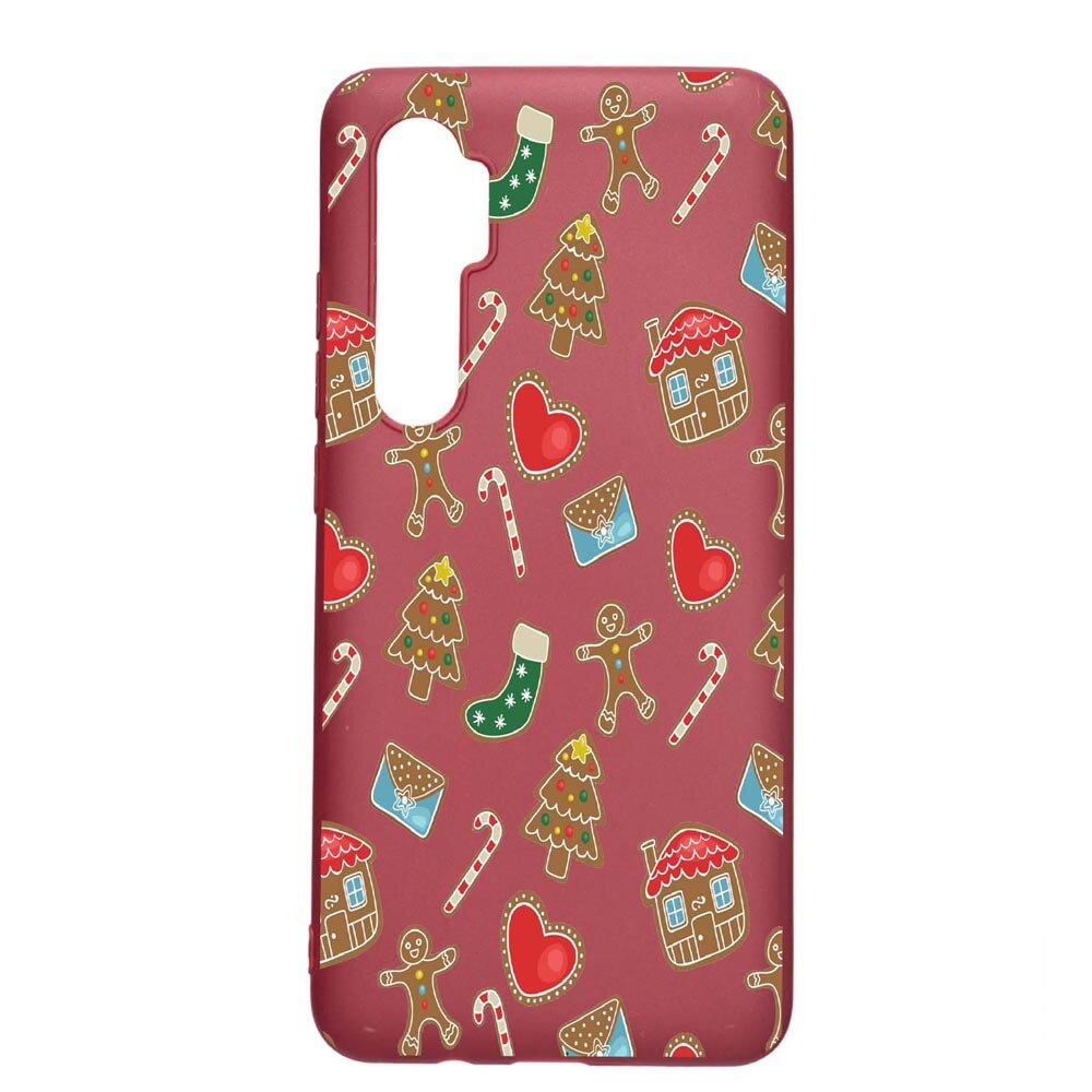 Husa Xiaomi Mi Note 10 Lite, Sweets, rezistenta la uzura, anti-alunecare, din silicon Premium, Pomegranate, PG353