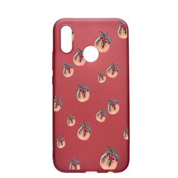Husa Huawei P20 Lite, Xmas, rezistenta la uzura, anti-alunecare, din silicon Premium, Pomegranate, PG339 Husa Huawei P20 Lite, Xmas, rezistenta la uzura, anti-alunecare, din silicon Premium, Pomegranate, PG339