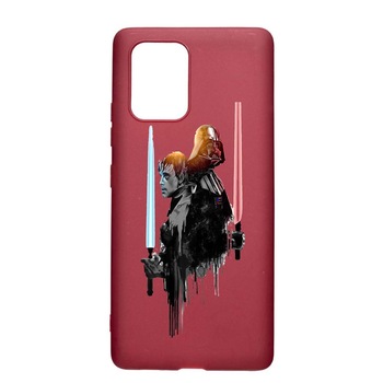 Husa Apple iPhone 11 Pro Max, Star Wars Darth Vader Luke, rezistenta la uzura, anti-alunecare, din silicon Premium, Pomegranate, PG398 Husa Apple iPhone 11 Pro Max, Star Wars Darth Vader Luke, rezistenta la uzura, anti-alunecare, din silicon Premium, Pomegranate, PG398
