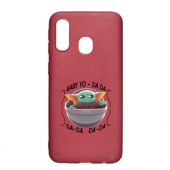 Husa Samsung Galaxy A20e, Star Wars Baby Yoda, rezistenta la uzura, anti-alunecare, din silicon Premium, Pomegranate, PG399 Husa Samsung Galaxy A20e, Star Wars Baby Yoda, rezistenta la uzura, anti-alunecare, din silicon Premium, Pomegranate, PG399