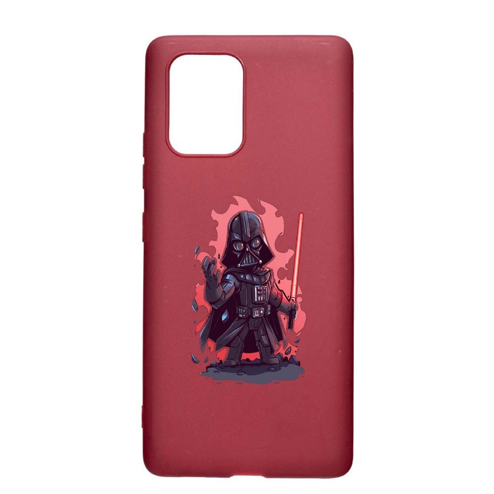 Husa Apple iPhone 11 Pro, Star Wars Darth Vader, rezistenta la uzura, anti-alunecare, din silicon Premium, Pomegranate, PG402