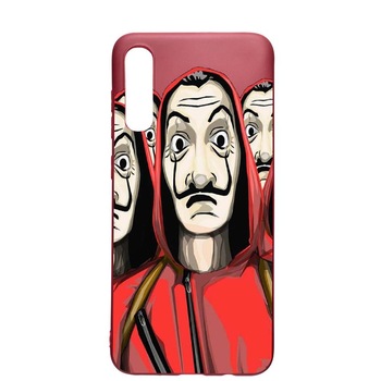 Husa Samsung Galaxy A50 / A50S, La Casa De Papel, rezistenta la uzura, anti-alunecare, din silicon Premium, Pomegranate, PG390 Husa Samsung Galaxy A50 / A50S, La Casa De Papel, rezistenta la uzura, anti-alunecare, din silicon Premium, Pomegranate, PG390