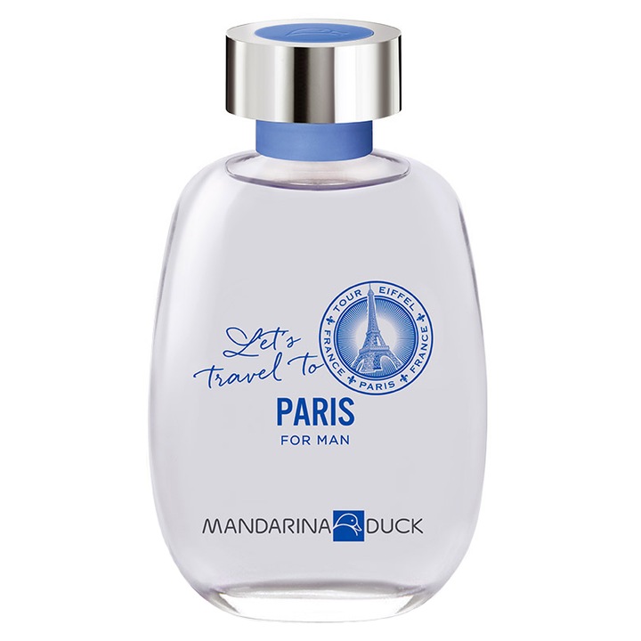 Apa de Toaleta Mandarina Duck, let's travel to Paris, Barbati, 100 ml