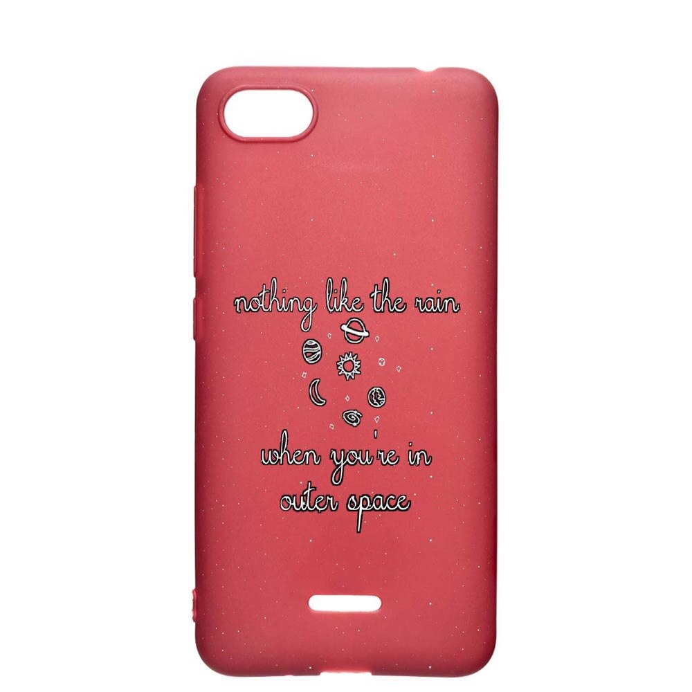 Husa Apple iPhone 6S / 6, Universe, rezistenta la uzura, anti-alunecare, din silicon Premium, Pomegranate, PG475