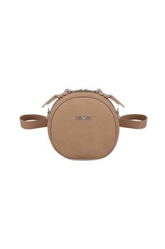 Beverly Hills Polo Club, Geanta crossbody convertibila, rotunda, Maro camel Beverly Hills Polo Club, Geanta crossbody convertibila, rotunda, Maro camel