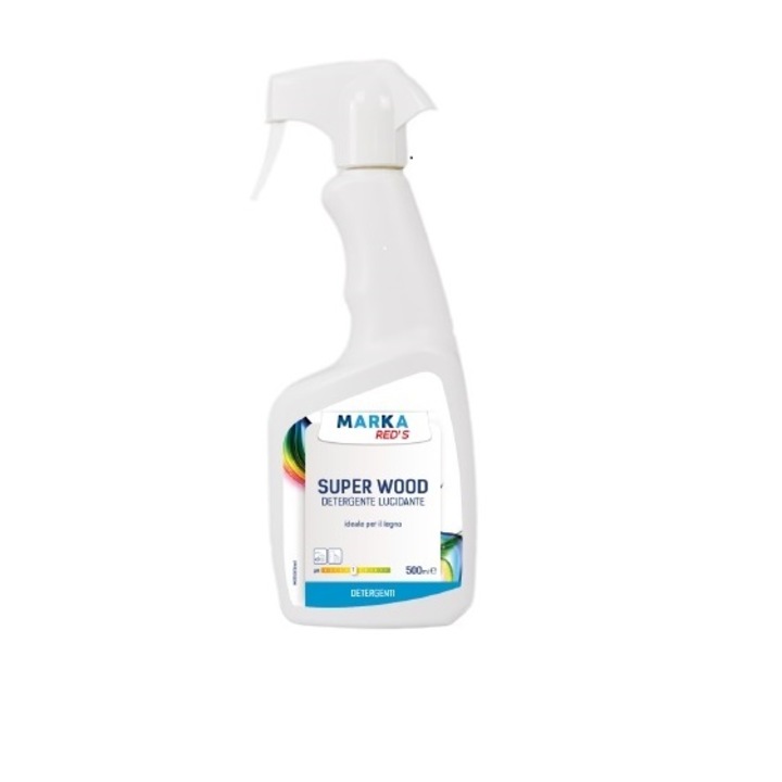 Detergent SUPER WOOD, pentru lemn, flacon 500 ml