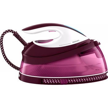 Statie de calcat Philips PerfectCare Compact GC7842/40, Optimal Temp, talpa Steam Glide, 120 g/min, 400 g abur, 6.5 bari, rezervor 1500 ml, Smart Calc Clean, Violet Statie de calcat Philips PerfectCare Compact GC7842/40, Optimal Temp, talpa Steam Glide, 120 g/min, 400 g abur, 6.5 bari, rezervor 1500 ml, Smart Calc Clean, Violet