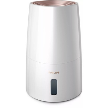 Umidificator, Philips, 45m2, 300ml/ora, rezervor de apa 3L, alb