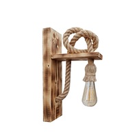 aplica lucrata manual din lemn de pin si sfoara de canepa model cu nod cu bec edison tip led de putere 65w imagen 18_0_
0