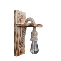 aplica lucrata manual din lemn de pin ars si sfoara de canepa cu bec edison tip led cu putere de 65w imagen 20_0_
0