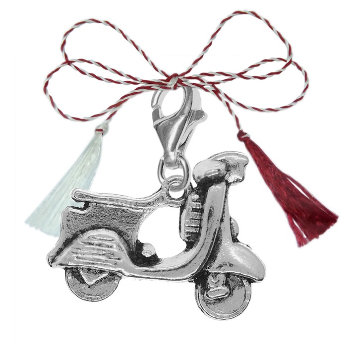Martisor Silver karabineres medál Scooter 9618640 Dras Silver