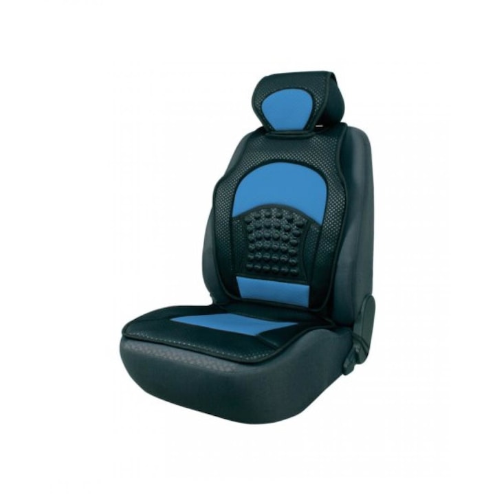 Седалка масажна за автомобил AutoMax, Магнитна, Универсална, Синя, 9804