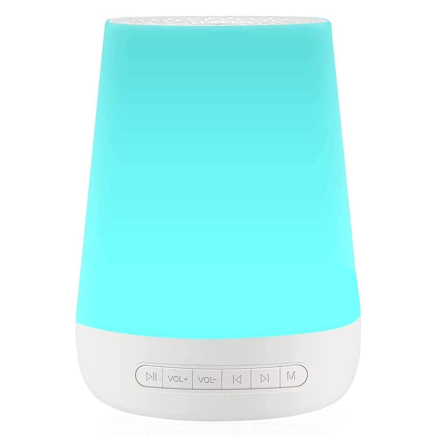 Dispozitiv Sunete Albe, White Noise, Lumina de veghe, Terapie, Reincarcabil, Timer, Functie Memorie, Portabil, Autonomie 8h, pentru Bebelusi si Adulti, 28 sunete, Alb