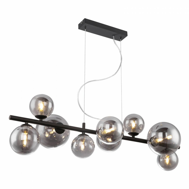 Globo RIHA 56133-9H led függeszték fekete fém 9 * G9 LED max. 3.5 W G9 LED 9 db 80 lm 3000 K IP20 F