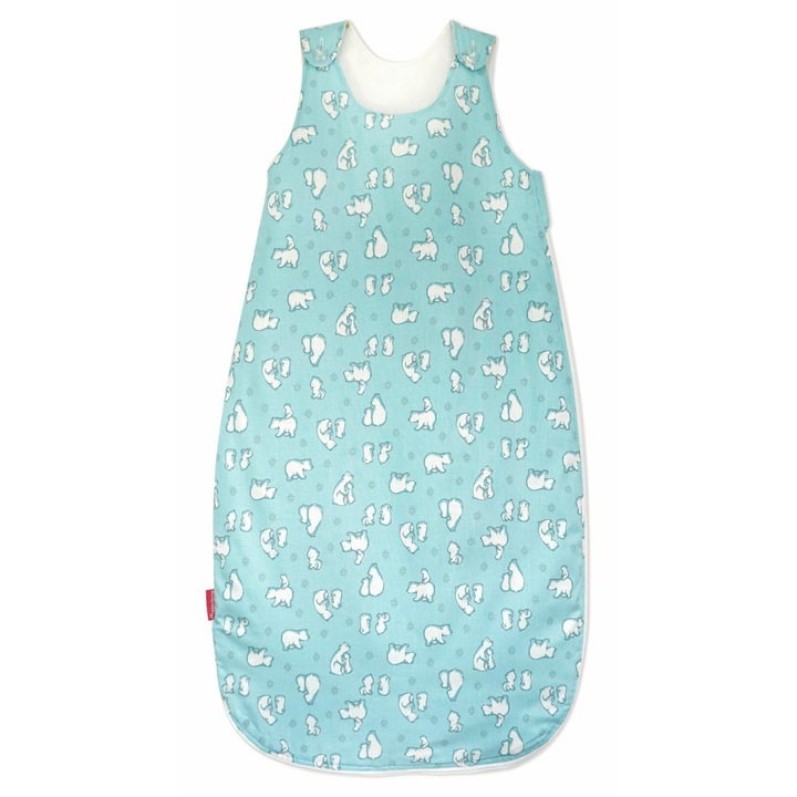 Sac de dormit, KidsDecor, vara 0.5 tog Ursi Polari 110 cm