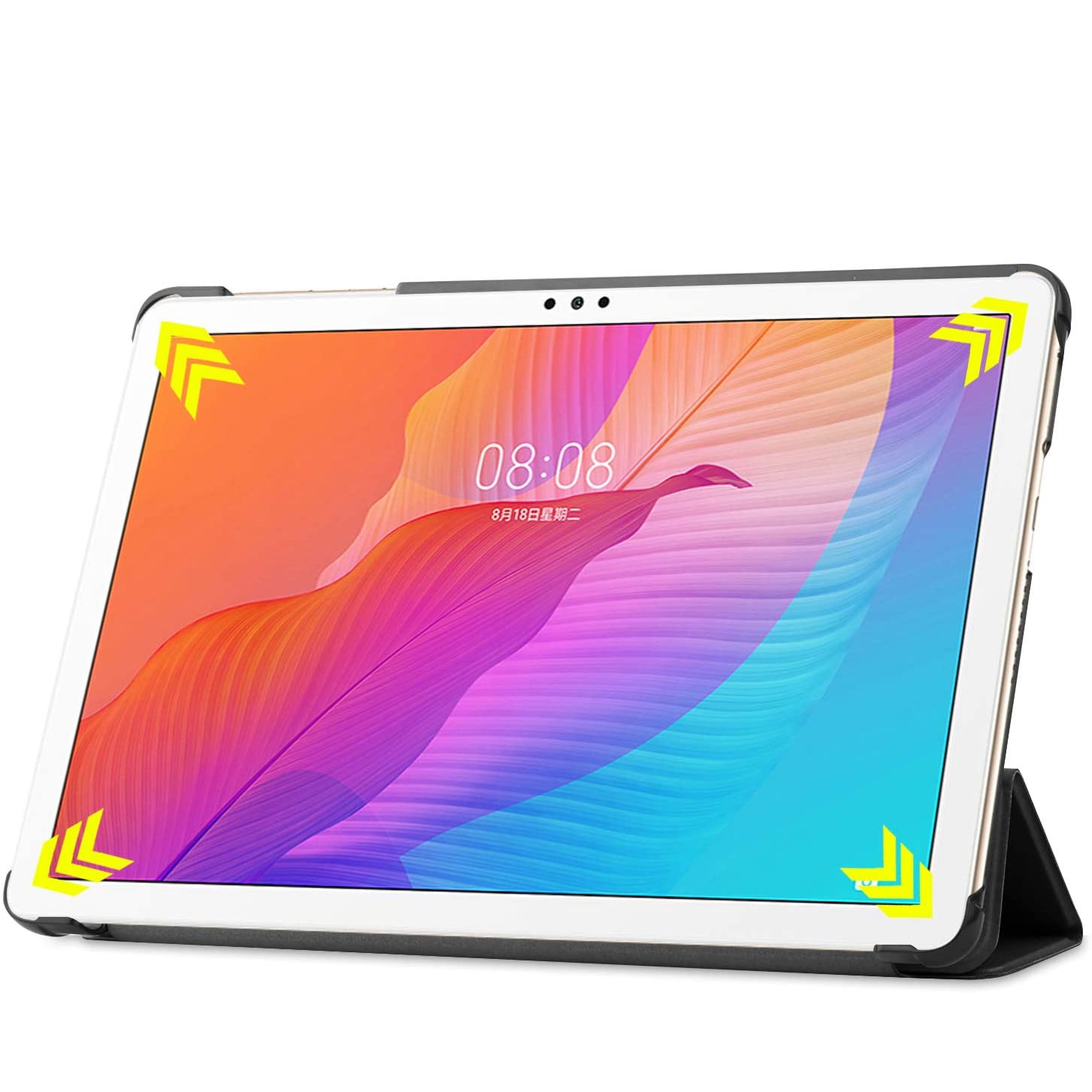 Husa Smart Cover pentru Tableta Huawei MatePad T10 9.7 inch (2020) neagra