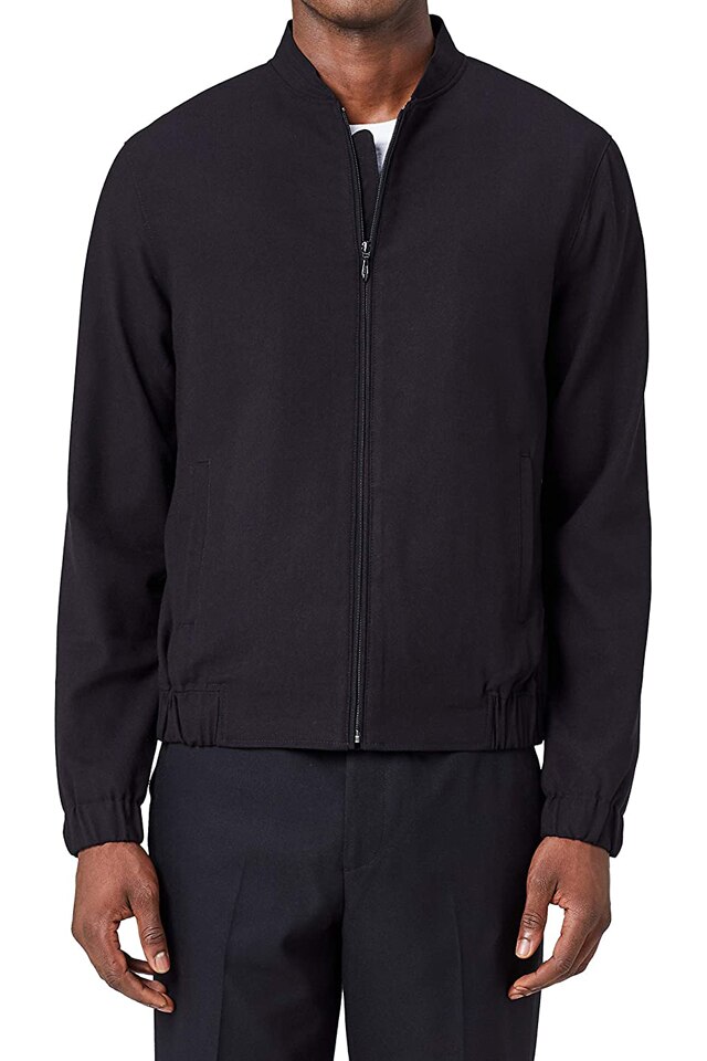 Geaca bomber barbati Meraki, neagra, L