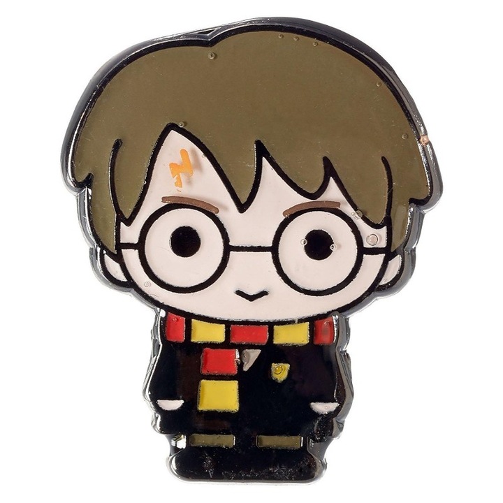 Insigna Harry Potter Chibi, 2 cm, Multicolor