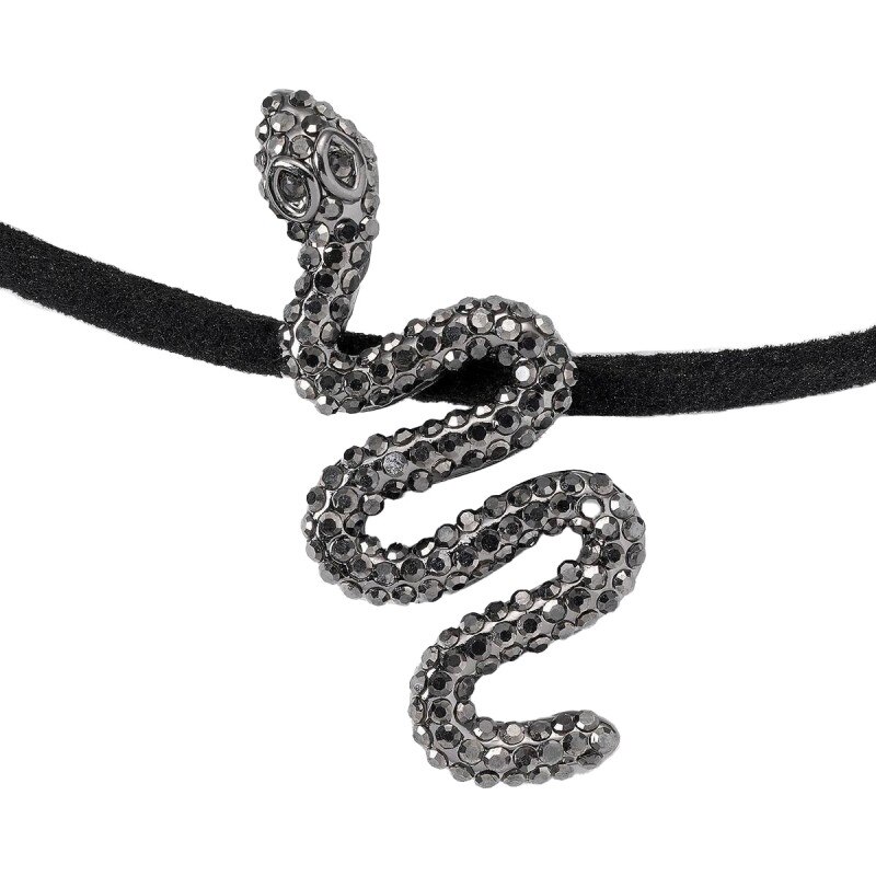 Lantisor Cu Pandantiv Harry Potter - Nagini , Placat Cu Argint, Argintiu