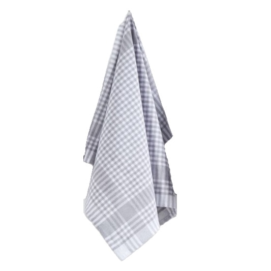 Set fata de masa si prosoape bucatarie, 11 piese, bumbac 100%, Eponj Home, Gri