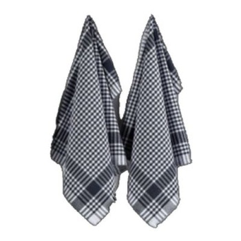 Set fata de masa si prosoape bucatarie, 11 piese, bumbac 100%, Eponj Home, Negru Set fata de masa si prosoape bucatarie, 11 piese, bumbac 100%, Eponj Home, Negru