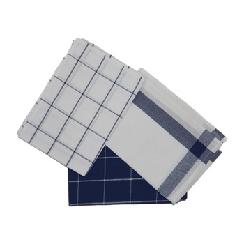 Set 6 prosoape bucatarie, bumbac 100%, 45x60 cm, Eponj Home, Pecete Albastru Set 6 prosoape bucatarie, bumbac 100%, 45x60 cm, Eponj Home, Pecete Albastru