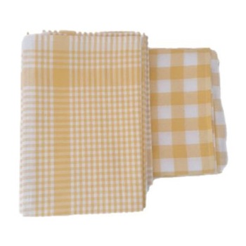 Set fata de masa si prosoape bucatarie, 11 piese, bumbac 100%, Eponj Home, Galben Set fata de masa si prosoape bucatarie, 11 piese, bumbac 100%, Eponj Home, Galben