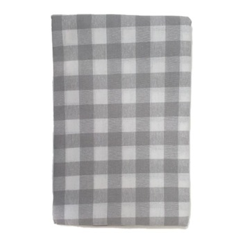 Fata de masa carouri bumbac 100%, 150x150cm, Eponj Home, Zifir Gri/Alb Fata de masa carouri bumbac 100%, 150x150cm, Eponj Home, Zifir Gri/Alb