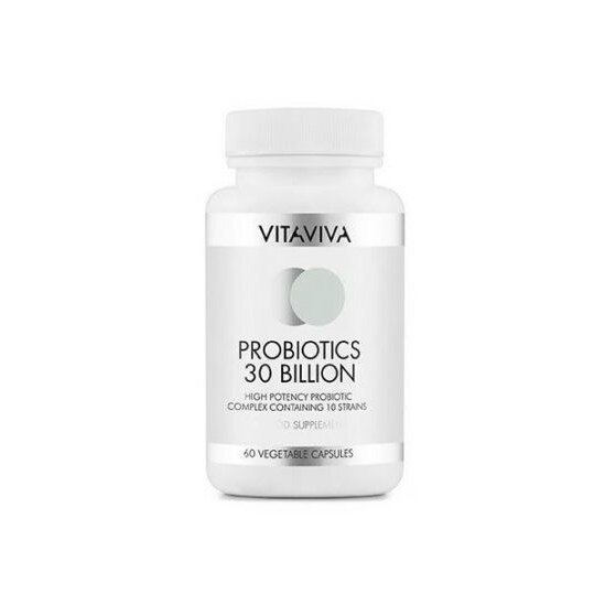 Vitaviva Probiotic 30 de miliarde de bacterii naturale 60 Capsule