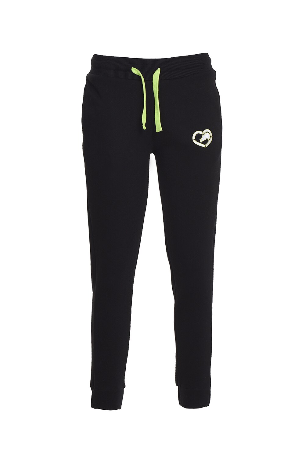 Ecko, Pantaloni sport cu snur de ajustare si logo Haust, Negru, XS