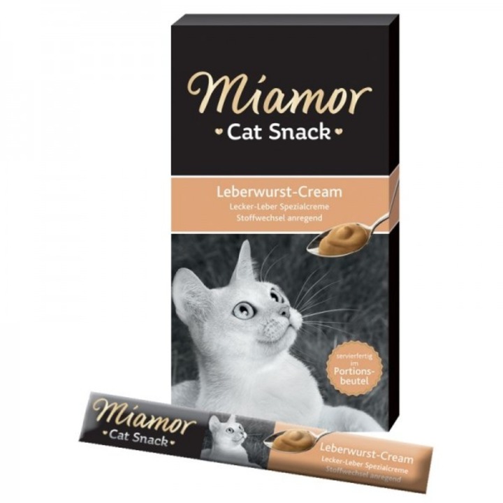 Recompensa pentru pisici Miamor Snack cu ficat 90 g