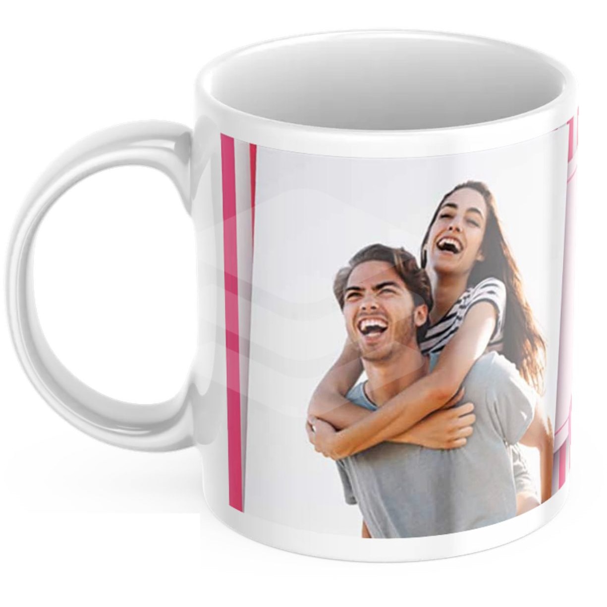 Cana personalizata cu 1 fotografie si numele persoanei iubite 250 ml